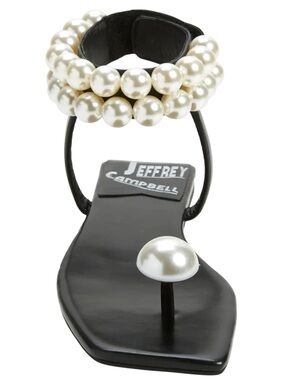 {Jeffrey Campbell} Chateau Pearl Embellished Sandals